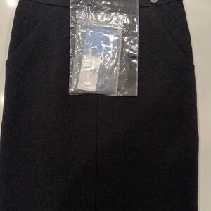 CHANEL Black Pencil Skirt